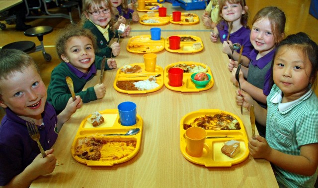 Pupils make a meal of it Pupils make a meal of it