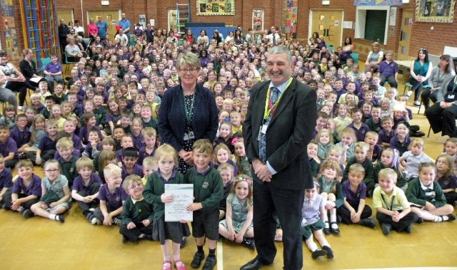 School helps run up the fundraising total for local hospice