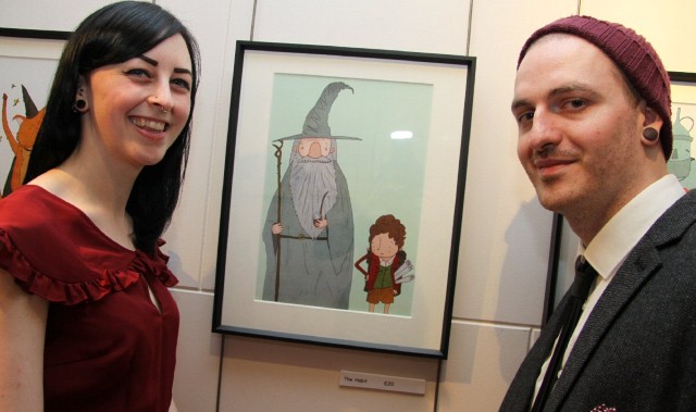 Design duo illustrate their skills at joint exhibition Design duo illustrate their skills at joint exhibition