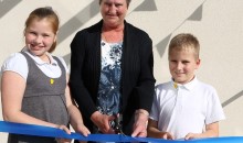 Primary school children help to open new prayer garden