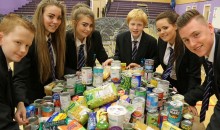 Caring pupils show suport to local residents in need