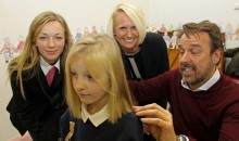 Lopped locks are destined to raise thousands of pounds for charity