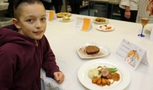 Young cook  impresses judges with his culinary skills