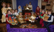 Pupils perform the Magical Christmas Jigsaw 