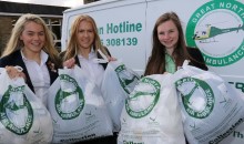 Pupils donate uniforms to Air Ambulance 