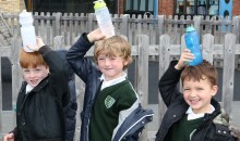 Oxfam representatives visit primary school