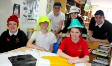 Students put their thinking hats on