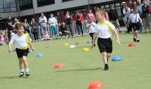 Tots take part in first competitive sports day