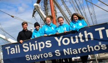 Young sailors voyage on historic tall ship