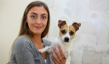 Student defies odds to study pet physiotherapy
