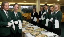 Students serve up a festive treat