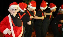 Pupils celebrate the 12 days of Christmas.