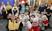 Tots start Christmas celebrations with a traditional nativity