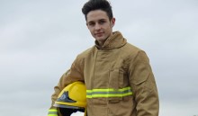 Young firefighter is selected for apprenticeship