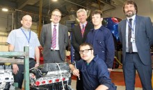 Leading car dealer donates engines to power studies