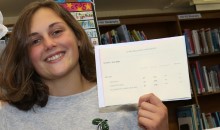 A level student defies the odds to score top marks