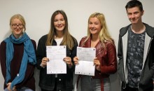 College celebrates 84% of pupils achieving  9-4