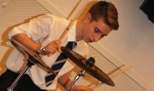 Upbeat student drums his way to performing arts success