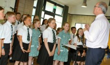 Pupils say farewell to music director at concert