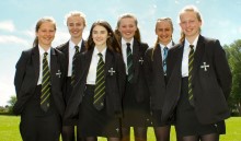 Young athletes represent their school