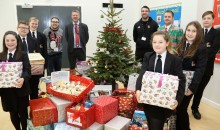 Pupils donate harvest of treats to foodbank