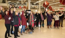 Shoppers flash-mobbed by charity choir