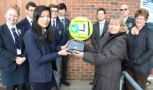 Ripon school installs life saving equipment for local community