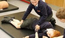 Young lifesavers tackle safety techniques