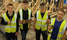 Carpentry students restore sail boat