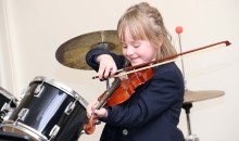 Children showcase their musical skills