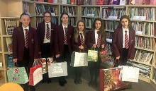 Students bag up treats for Christmas