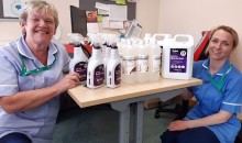 Specialists donate anti-viral products to hospice