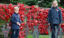 Pupils are united for Remembrance Day