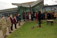 Sculpture featuring ‘Tommy’ statue installed in school