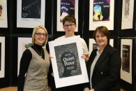 Artist designs poster for shoppers quiet hour  