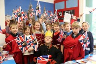 Pupils celebrate coronation day in style