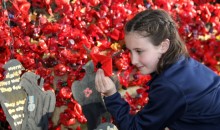 Whole school community turns out for Remembrance Day ceremony