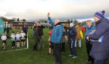 Legend of sport presents medals at school run