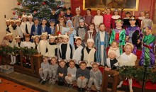 Pupils give tinsel-tastic performance of Baubles.