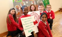 Pupils update timeline that stretches back decades
