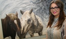 Talented students display their work at museum art exhibition