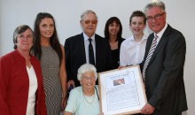 Retiring MEP is honoured by top school