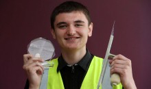 College student presented with the British Gypsum Trophy 