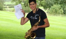 Grade 8 musician celebrates joining elite band of star pupils