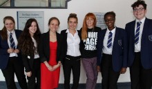 Political students debate with anti-Page 3 campaigner