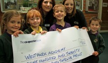 Co-op staff raise hundreds of pounds for school play area