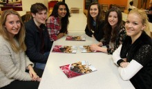 Former students meet up with old friends and teachers