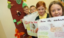 Pupils collect funds to help save the world's rainforests