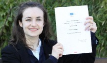 Language student is recognised for her translation skills