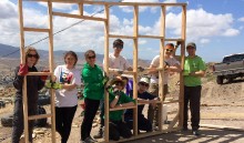 Academy students construct  home for Mexican family